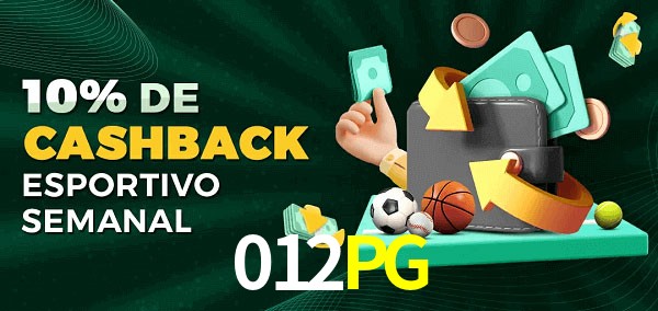 10% de bônus de cashback na 012PG